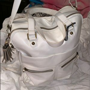 White oversized handbag/tote